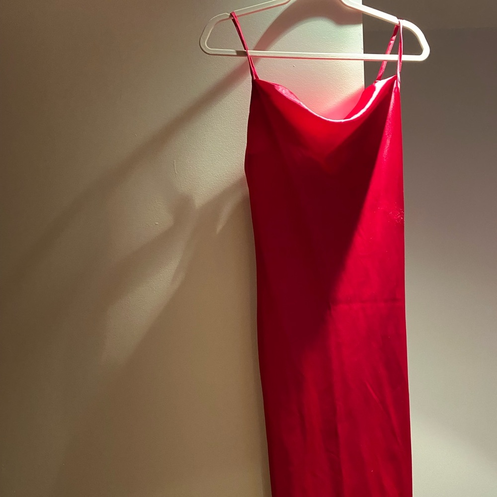 Bebe size small slip “silk” dress
